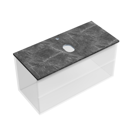 Столешница для ванной комнаты SANCOS  1000х460 ,  TT100A1X